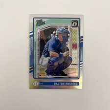 Dalton Rushing 2024 Panini Donruss Optic Rated Prospect #191 Silver Prizm