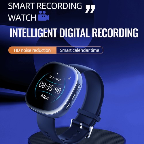 Orologio Registratore Video Digitale HD 1080P Riduzione Rumore AI Voce Intelligente FFG - Foto 10 di 12