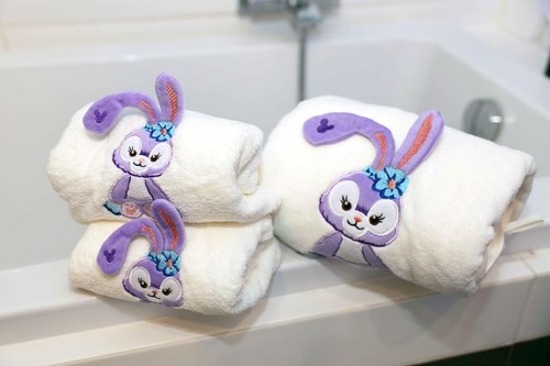 Children's Hand Towels; Set of 3 Microfiber Children's Towels with 3D Applique - Picture 4 of 8