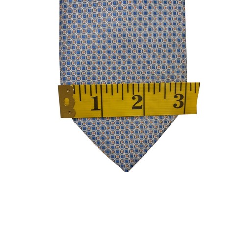 CORBATA JOHN W NORDSTROM 100% SEDA ITALIANA GEOMÉTRICA - Imagen 8 de 9