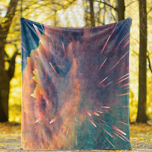 Nebula Stars Comfy Flannel Bedspread Sofa Throw Blanket Birthday Christmas Gift - Picture 11 of 25