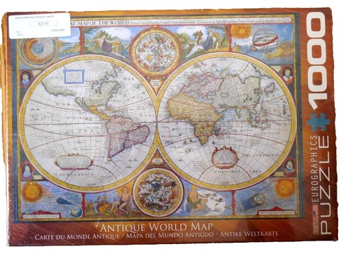 ジグソーパズル The Atlas - Old Map jigsaw puzzle 1000p. Atlas Map Jigsaw Puzzle 1000 Pieces World Map Puzzle New