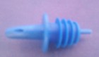 (2) BLUE PLASTIC FREE FLOW LIQUOR POURERS FOR BARS/TAVERNS