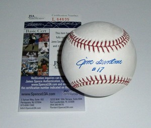 1982-BREWERS-Jim-Gantner-signed-baseball-w-17-JSA-COA-AUTO-Autographed-Milwauk