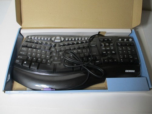 GEMINI ERGONOMIC OFFICE PRO KEYBOARD GA1014 WIRED DATA MAX PRO SERIES - Picture 3 of 6