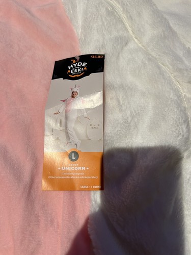 Hyde And Eek Rainbow Unicorn Full Body Costume NWT Size Large - Picture 4 of 5