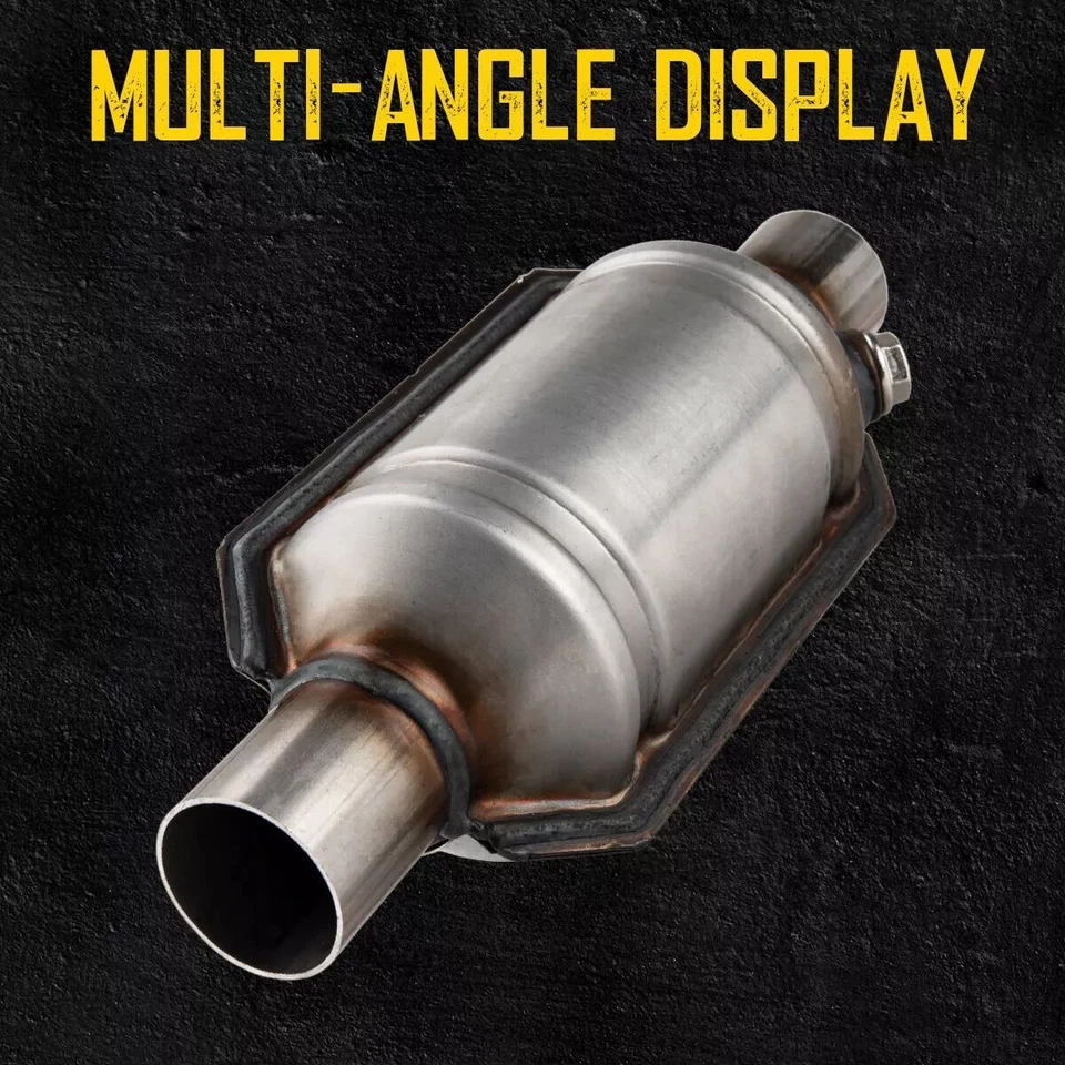 Convertidor catalítico de escape compatible con EPA 2,25 pulgadas de alta resistencia para todos Pontiac Foto 3 de 4