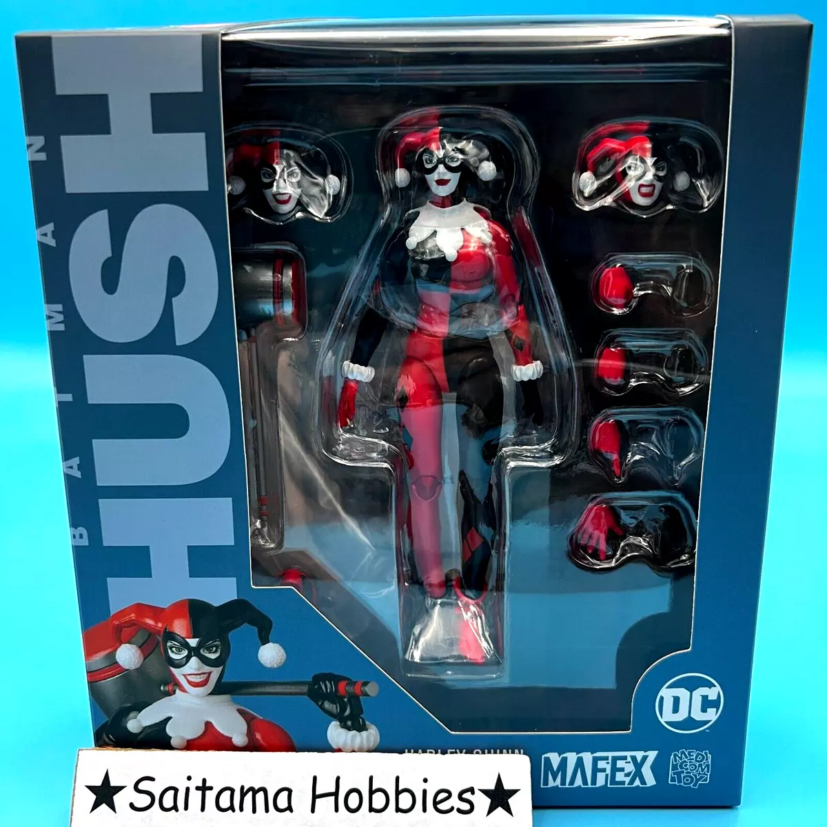 Action Figure Harley Quinn Mafex Hush Boneca Arlequina Dc