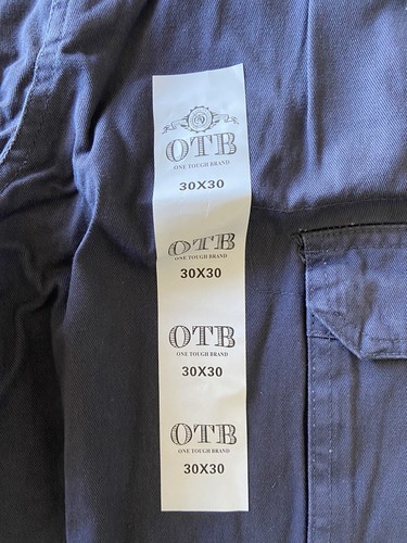 OTB One Tough Brand Cargo Shorts Slim Straight Adjustable Belt Blue SZ 30 NWT - Picture 3 of 10