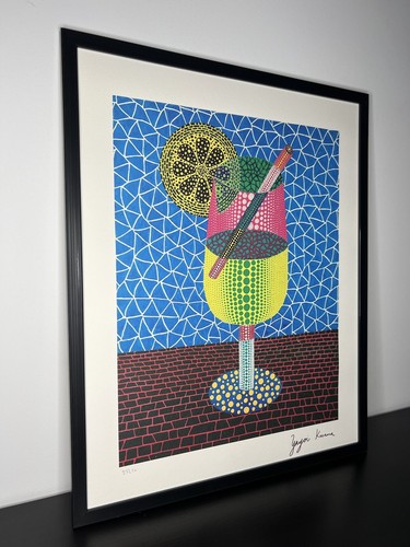 Lithographie Limitée - Yayoi Kusama - avec Certificat d'Authenticité - Encadrée - Imagen 2 de 7