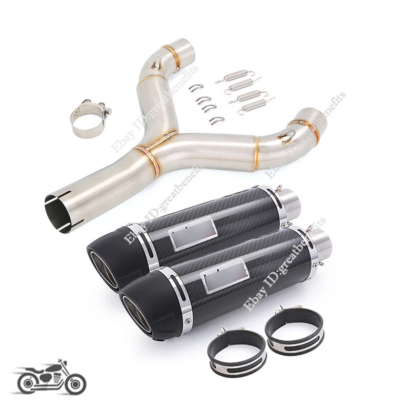 Punta silenciadora tubo de escape medio antideslizante para Aprilia Shiver 750 750GT 2008-2017 Foto 3 de 4