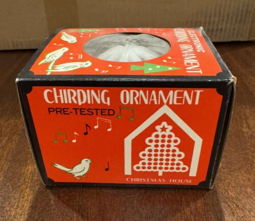 Zwitschernder Vogel Vintage elektrischer Christbaumschmuck James Cole Taiwan GETESTET - Bild 3 von 9