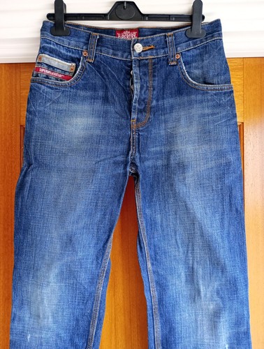 Superdry Jeans Mens W30 L32 Blue Denim Regular Straight Leg Blacklabel - Picture 2 of 13