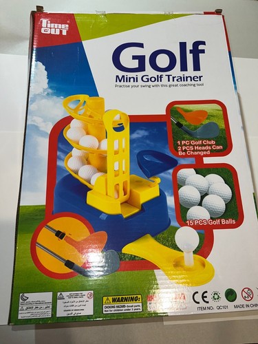 Time Out Outdoor Indoor Golf Minitrainer einfache Bedienung Maschine 4+ Kinder Alter - Bild 2 von 2