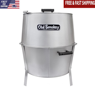 Charcoal Grill W/ Adjustable Air Vents Removable Ash Catcher Camping Tailgating