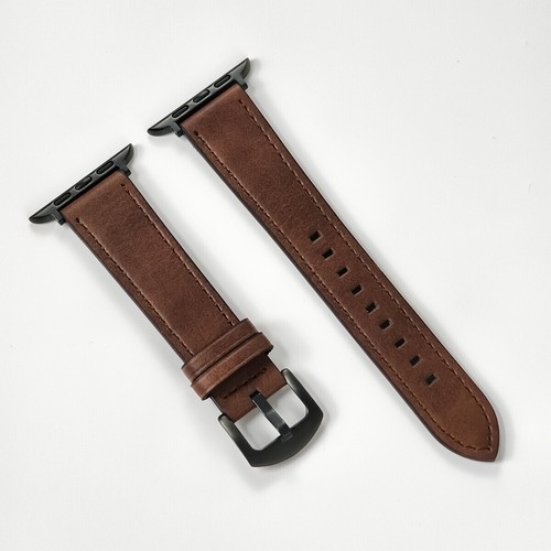 Prawdziwa skóra do Apple Watch Pasek Pasek iWatch Series 10 9 8 7 Ultra 38-49mm - Zdjęcie 19 z 22