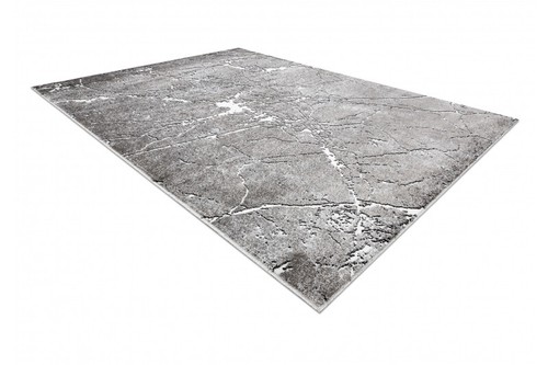 Modern Designer Elegant Rug MATEO structural marble concrete GREY Best Quality - Picture 4 of 11