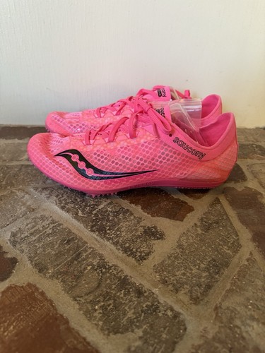 Saucony Racing Endorphin leichte Trainingsschuhe Damen 10,5 pink (OHNE DECKEL) - Bild 2 von 16