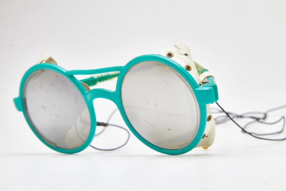 Gafas de sol redondas vintage de los años 80 MARTI gafas de espejo gafas de hombre ardiente Foto 2 de 4