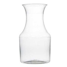 7.5oz Plastic Mini Wine Carafe Pitcher-6 Pieces Clear 