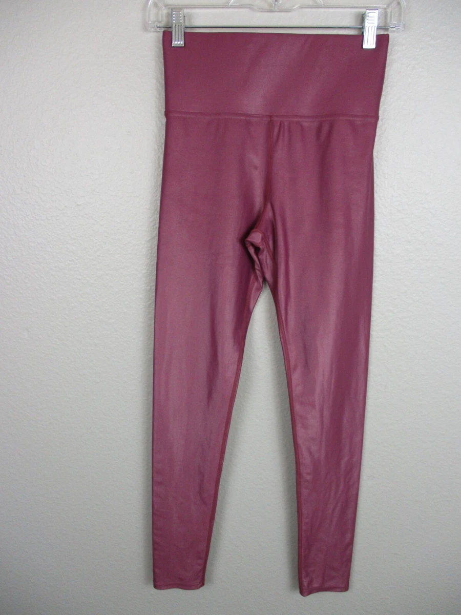 Carbon 38 Takara Shine Leggings Small Pink Mauve Purple High Lustrous 7/8  Length