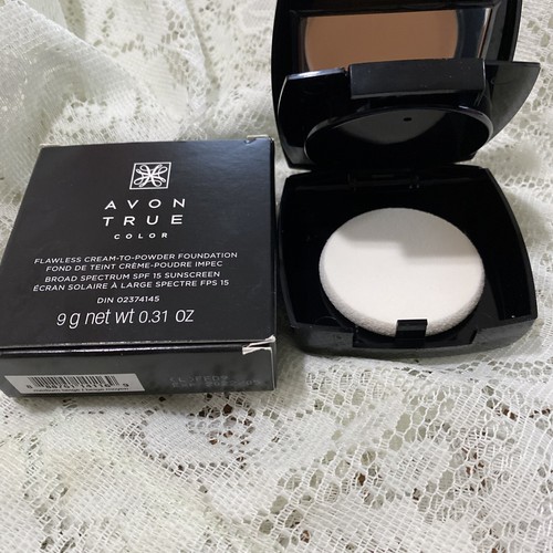 Avon ~ True Color ~ Flawless Cream to Powder Foundation ~ Medium Beige ~ - Picture 2 of 3