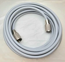 Workman 8X-12-PL-PL-A 12 Foot CB Radio/ Ham Antenna Coax Cable- Hand Soldered