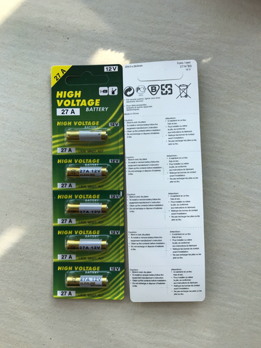 5x Alkaline 12V LR23A/LR27A Cell Batteries Remote Alarm Cemera - Picture 2 of 11