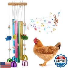 WinnerWhy Chicken Chew Toys for Coop Multicolor Chicken Wind Chime Enrichment