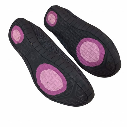 Sketchers Calce Clásico Mujeres 7.5 Refrigerado por Aire Espuma con Memoria Gris Sin Cordones Ballet Pisos - Imagen 7 de 10