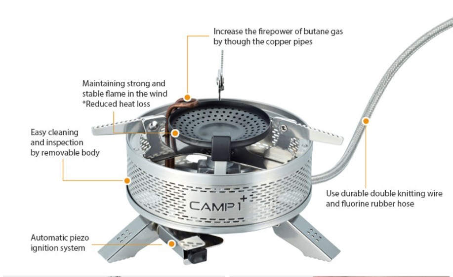 KOVEA CAMP1& CAMP !+Plus Remote Canister Stove OUTDOOR Camping Cooking