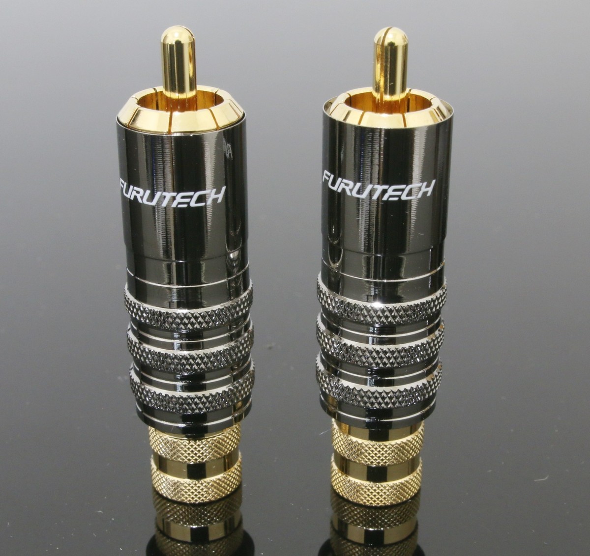 その他 FURUTECH FP-104(G) RCA plug 4pcs FURUTECH FP-104 FP-104G RCA Male Plug Connector 24K
