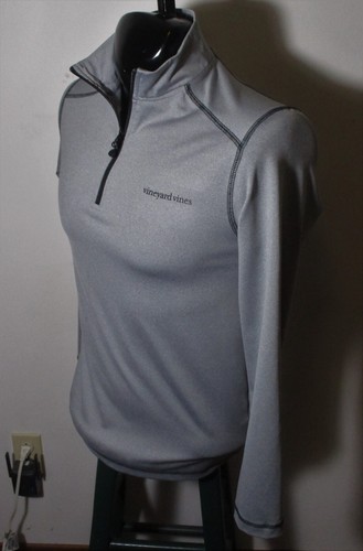 Maglia a compressione VINEYARD VINES grigia 1/2 zip taglia XS NUOVA SENZA ETICHETTE - Foto 4 di 6