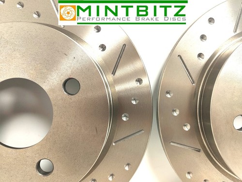 Ford Escort 1.1 1.3 1.6 09/80-03/86 Dimpled Grooved Front Brake Discs & Pads - Picture 6 of 8
