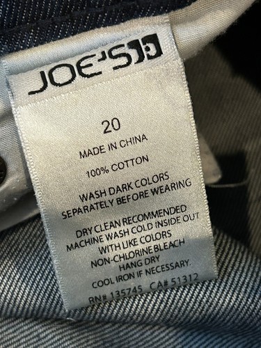 Joe's Jeans Ever Blue Color: Jeremy - Size 20 Style Number: BOD1331401 - Picture 7 of 11