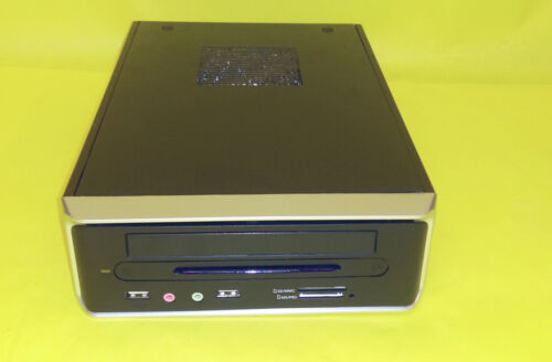 NEW Black Mini ITX Desktop PC Case w/ Slim Optical Bay, 72w PSU, Fan,Card Reader - Picture 6 of 13