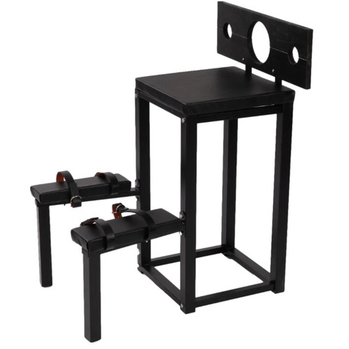 Sex Stuhl Paare Möbel BDSM Bondage Sitz Fessel Halsband Knöchel Handschellen - Bild 8 von 17
