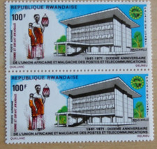 Ruanda 1965 Telekommunikation kplt. Mi 463**,  je Mi  3 &euro;