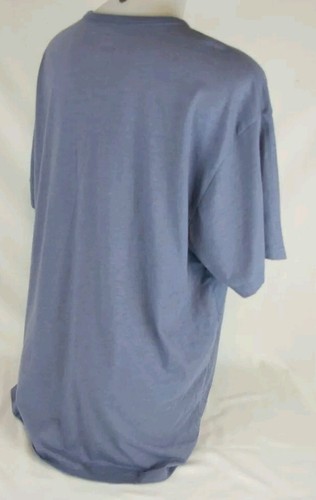 Gap Solid Blue Short Sleeve Guitar Graphic T- Shirt Men's Size XXL Cotton Blend - Picture 6 of 16