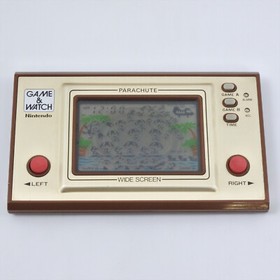 LCD PARACHUTE Wide Screen Game Watch PR-21 Handheld Console Nintendo 07610465