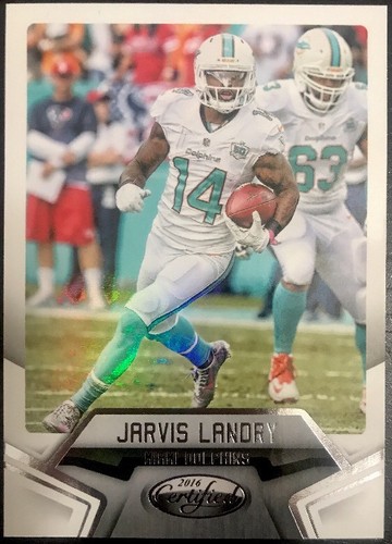 JARVIS LANDRY - 2016 Certified MIRROR SILVER [062/499] #85 - MIAMI DOLPHINS - Picture 1 of 2