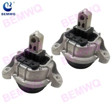 2 Engine Motor Mount Kit 22117935149 For 11-16 BMW F10 F11 520i 528i 528i xDrive
