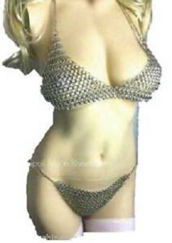 Bikini Badeanzug Sexy Intim Geschenk für Frau Freundin Silber Farbe - Bild 2 von 8