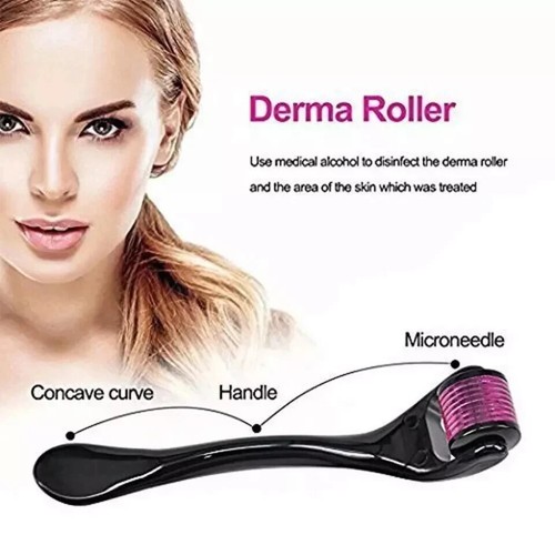 DERMA ROLLER 540 Titanium Micro Needle Roller Face Skin Hair Growth Cellulite - Picture 9 of 20