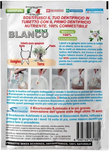 Blancodent Dentifricio in Polvere Naturale Sbiancante Ricarica con Contenitore - Foto 3 di 5