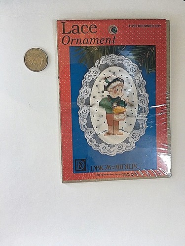 Kreuzstich Set Weihnachtsschmuck Spitze Trommler Junge #1205 einfache Handarbeit Neu - Bild 4 von 9