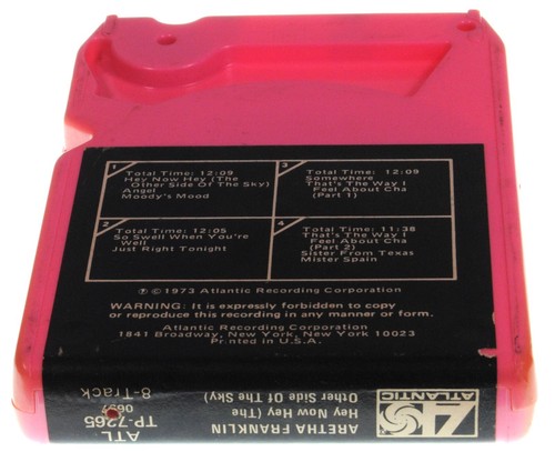 ARETHA FRANKLIN / HEY NOW HEY / A+ / 8-track 8 track tape cassette cartridge - Imagen 2 de 4