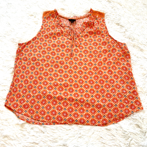 MOD Lusive Womens Top Coquette Size XL Boho Crochet Beachy Floral Cottage 13278 - Picture 3 of 10