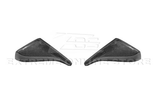 For 10-15 Chevrolet Camaro CARBON FIBER GM Factory Style Front Side Mirror Cover - Picture 19 of 24