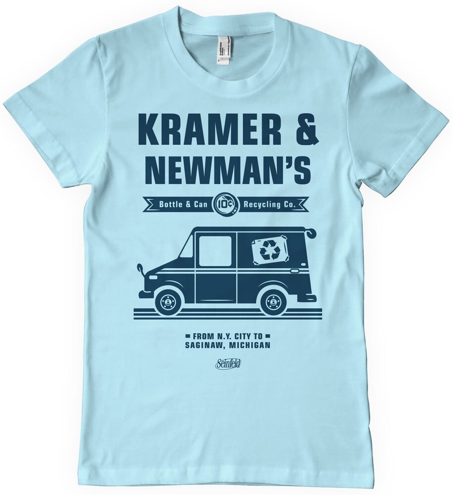 Футболка Seinfeld Kramer & Newmans Recycling Co Skyblue
